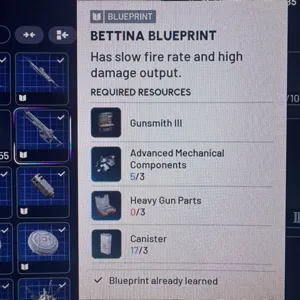 BETTINA BLUEPRINT