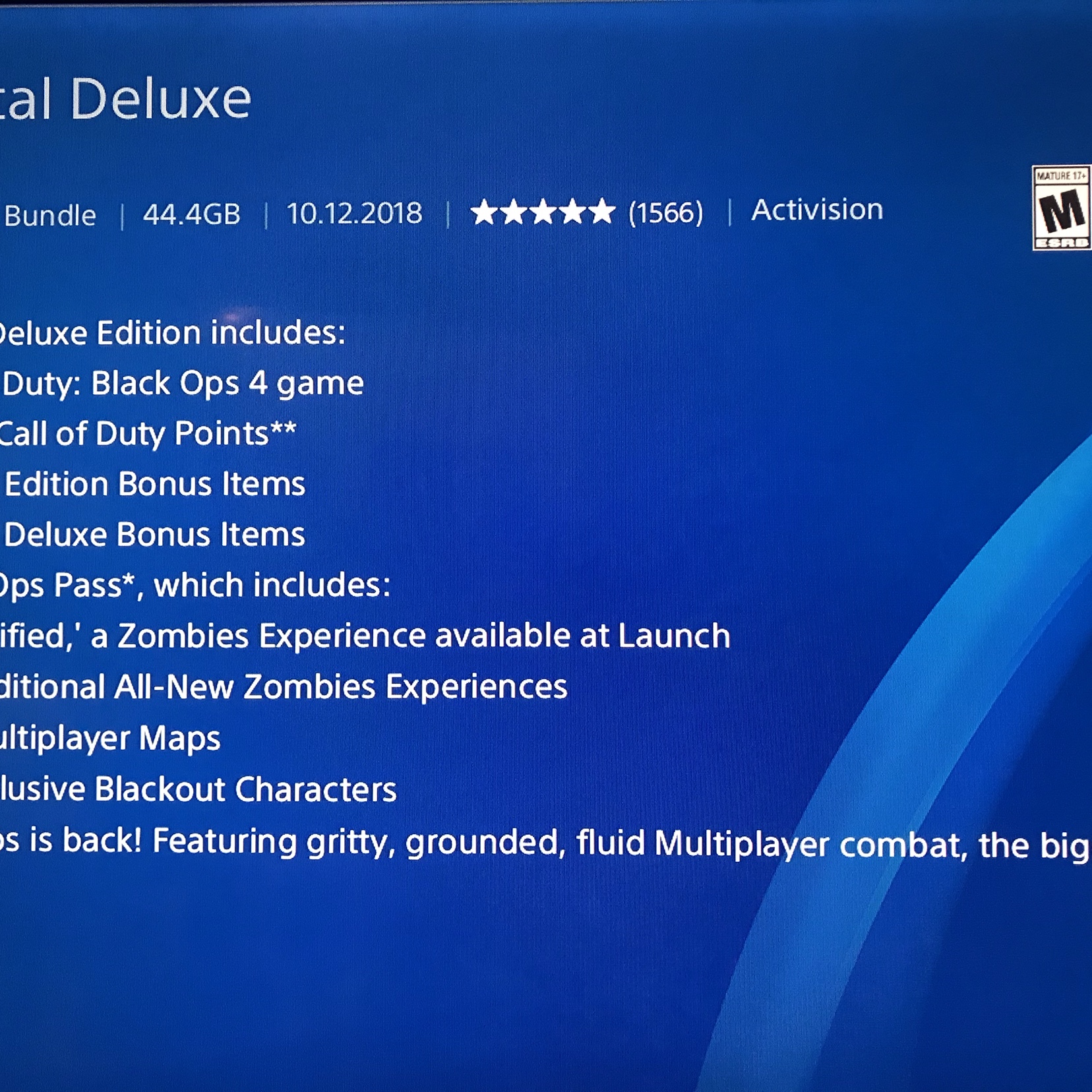 black ops 4 digital deluxe ps4