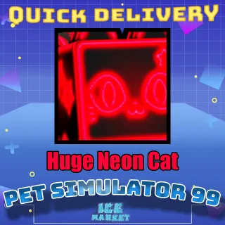 Huge Neon Cat