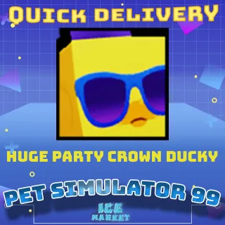 Huge Party Crown Ducky