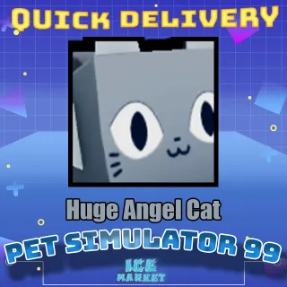 Huge Angel Cat