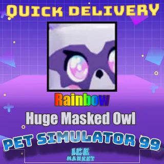 Rainbow Huge Masked Owl