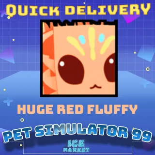 Huge Red Fluffy