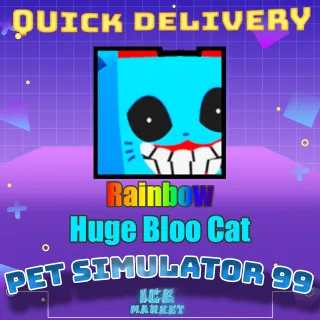 Rainbow Huge Bloo Cat