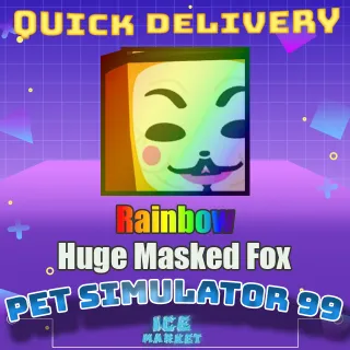 Rainbow Huge Masked Fox