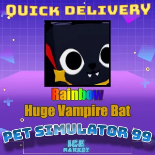 Rainbow Huge Vampire Bat