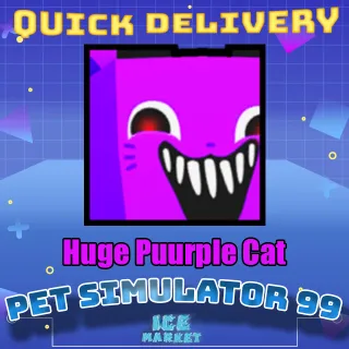 Huge Puurple Cat