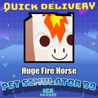 Huge Fire Horse