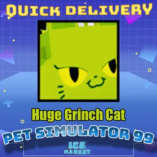 Huge Grinch Cat