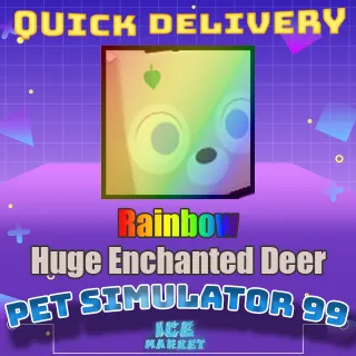 Rainbow Huge Enchanted Deer