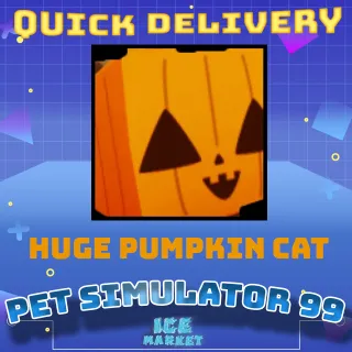 Huge Pumpkin Cat