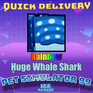 Rainbow Huge Whale Shark