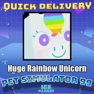 Huge Rainbow Unicorn