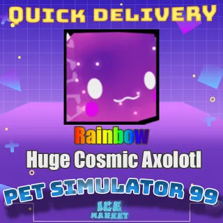 Rainbow Huge Cosmic Axolotl