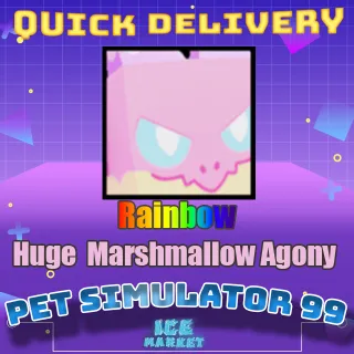 Rainbow Huge Marshmallow Agony