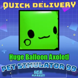 Huge Balloon Axolotl