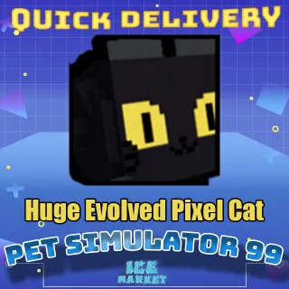 Huge Evolved Pixel Cat