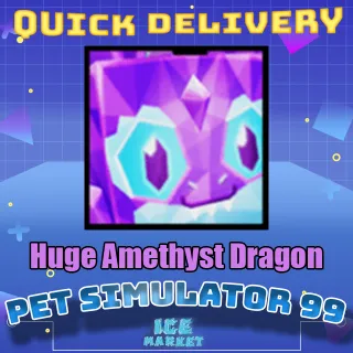 Huge Amethyst Dragon