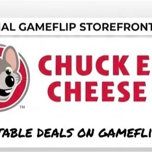 Chucke E. Cheese  $45