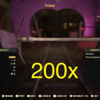 200 Pickaxes