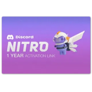 Discord Nitro 2X Boost 1 Year (Gift Link) 