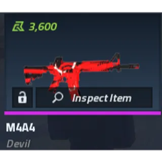 Counter Blox M4A4 DEVIL