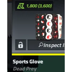 Counter blox Dead Prey Sports Glove