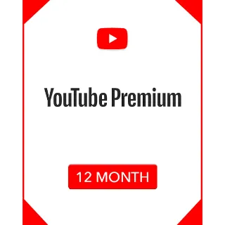 Youtube premium 12 months 