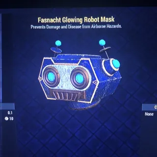 xbox glowing robot mask