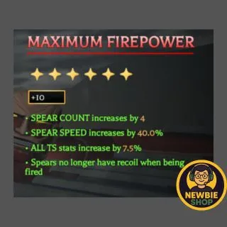 MAXIMUM FIREPOWER +10 [AOTR]
