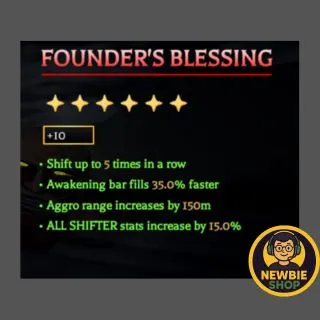 FOUNDERS BLESSING +10 [AOTR]