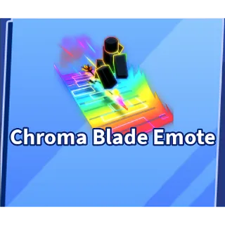 Blade ball | Chroma Blade Emote | Bladeball