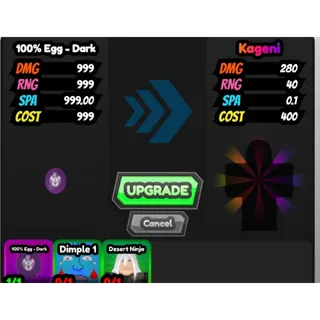 Dark egg 100% | All star tower defense