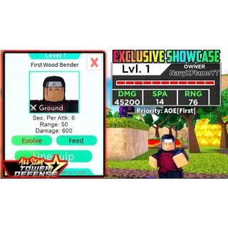 First wood bender (hashirama) | All star tower defense