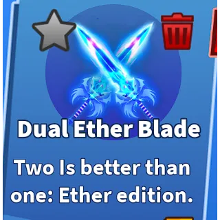 Blade ball | Dual Ether Blade | Bladeball