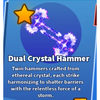 Blade ball | Dual Crystal Hammer | Bladeball