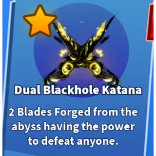 Blade ball | Dual Blackhole Katana | Bladeball