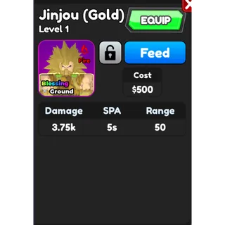 Gold Jinjou ( Cumber ) | All star tower defense