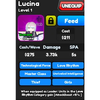 Lucina / Lucy (TESTER UNIT) | All star tower defense