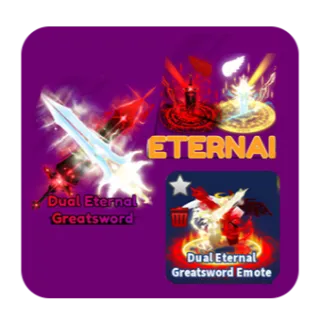 Blade ball | Dual Eternal Greatsword SET | Bladeball