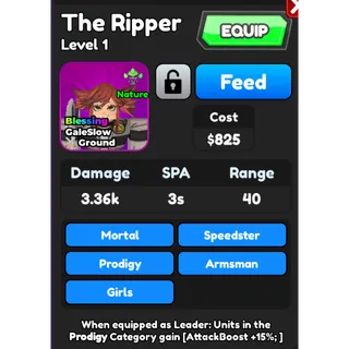 Riyo ( The Ripper ) | All star tower defense