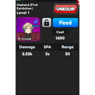 Haaland ( First Exhibition ) | All star tower defense