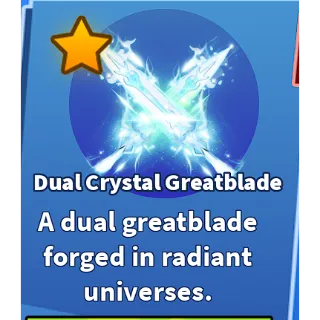 Blade ball | Dual Crystal Greatblade | Bladeball