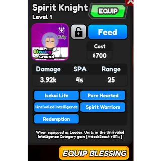 Julius (Spirit Knight) | All star tower defense