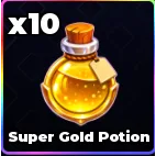 🔥10x Super Gold Potion - Roll Anime To Fight🔥
