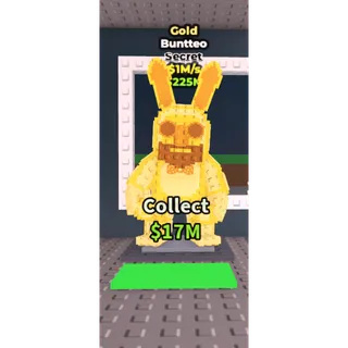 🔥Buntteo (Gold) [1M/s]🔥Cheapest/Instant - Steal a Brainrot