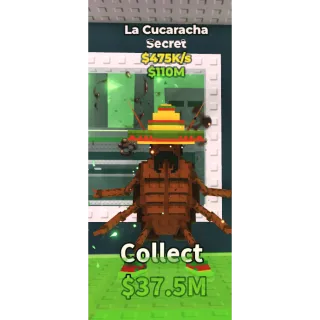 🔥La Cucaracha [475K/s]🔥Cheapest/Instant - Steal a Brainrot