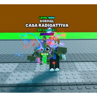 🔥Casa Radioattiva | New Ancient | Normal | Level 1000 MAX - Swing Obby For Brainrots🔥