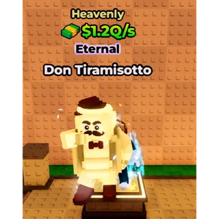 🔥Don Tiramisotto (🪽Heavenly🪽) (1.2Q/s) - Kick a Lucky Block🔥