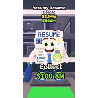 🔥Yess my Resume [2.1M/s] New Ritual Brainrot - Steal a Brainrot🔥